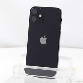 (中古)Apple iPhone12 mini 128GB ブラック MGDJ3J/A SIMフリー(344-ud)