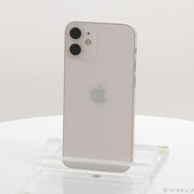 (中古)Apple iPhone12 mini 64GB ホワイト MGA63J/A SIMフリー(344-ud)