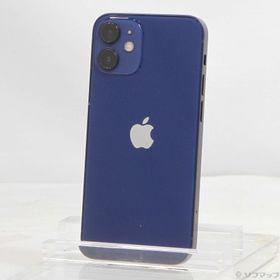 (中古)Apple iPhone12 mini 128GB ブルー MGDP3J/A SIMフリー(348-ud)