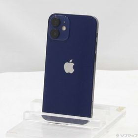 (中古)Apple iPhone12 mini 64GB ブルー MGAP3J/A SIMフリー(344-ud)