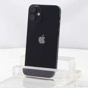 (中古)Apple iPhone12 mini 128GB ブラック MGDJ3J/A SIMフリー(348-ud)