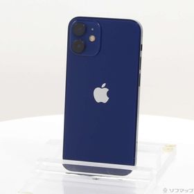 (中古)Apple iPhone12 mini 64GB ブルー MGAP3J/A SIMフリー(198-ud)