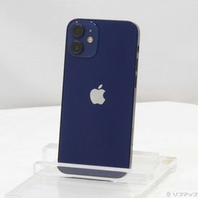 (中古)Apple iPhone12 mini 64GB ブルー NGAP3J/A SIMフリー(276-ud)