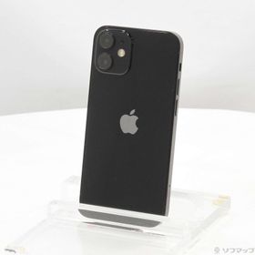 (中古)Apple iPhone12 mini 64GB ブラック MGA03J/A SIMフリー(251-ud)