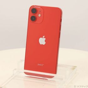 (中古)Apple iPhone12 mini 64GB プロダクトレッド MGAE3J/A SIMフリー(269-ud)