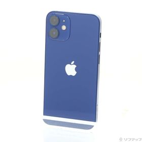(中古)Apple iPhone12 mini 64GB ブルー MGAP3J/A SIMフリー(276-ud)