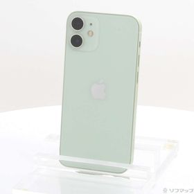 (中古)Apple iPhone12 mini 64GB グリーン MGAV3J/A SIMフリー(276-ud)