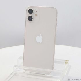(中古)Apple iPhone12 mini 128GB ホワイト MGDM3J/A SIMフリー(276-ud)