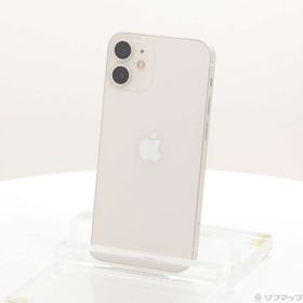 (中古)Apple iPhone12 mini 64GB ホワイト MGA63J/A SIMフリー(349-ud)
