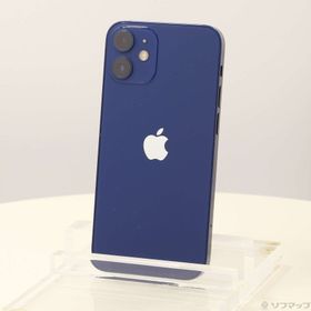 (中古)Apple iPhone12 mini 256GB ブルー MGDV3J/A SIMフリー(348-ud)