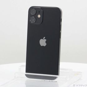 (中古)Apple iPhone12 mini 128GB ブラック MGDJ3J/A SIMフリー(262-ud)