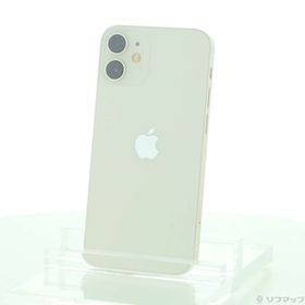 (中古)Apple iPhone12 mini 64GB ホワイト MGA63J/A SIMフリー(348-ud)