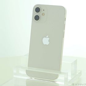 (中古)Apple iPhone12 mini 64GB ホワイト MGA63J/A SIMフリー(276-ud)
