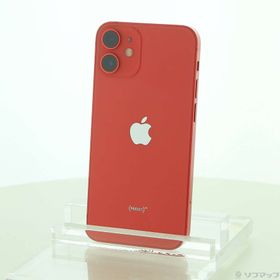 (中古)Apple iPhone12 mini 64GB プロダクトレッド MGAE3J/A SIMフリー(269-ud)