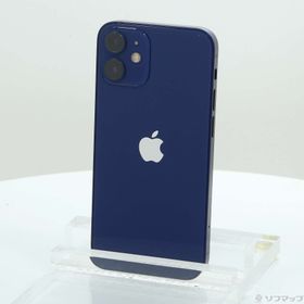 (中古)Apple iPhone12 mini 128GB ブルー MGDP3J/A SIMフリー(269-ud)