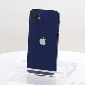 (中古)Apple iPhone12 mini 128GB ブルー MGDP3J/A SIMフリー(344-ud)