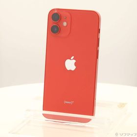 (中古)Apple iPhone12 mini 64GB プロダクトレッド MGAE3J/A SIMフリー(349-ud)