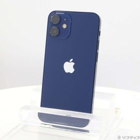 (中古)Apple iPhone12 mini 64GB ブルー MGAP3J/A SIMフリー(377-ud)