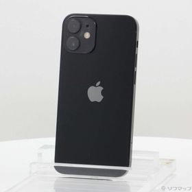 (中古)Apple iPhone12 mini 64GB ブラック MGA03J/A SIMフリー(276-ud)