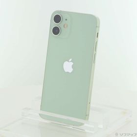 (中古)Apple iPhone12 mini 64GB グリーン MGAV3J/A SIMフリー(368-ud)