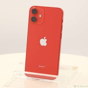 (中古)Apple iPhone12 mini 64GB プロダクトレッド MGAE3J/A SIMフリー(269-ud)