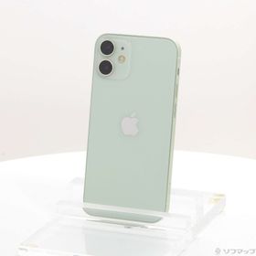 (中古)Apple iPhone12 mini 128GB グリーン MGDQ3J/A SIMフリー(297-ud)