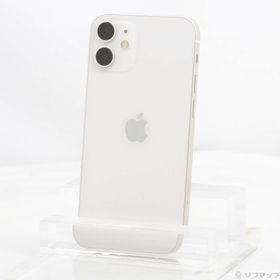 (中古)Apple iPhone12 mini 64GB ホワイト MGA63J/A SIMフリー(269-ud)