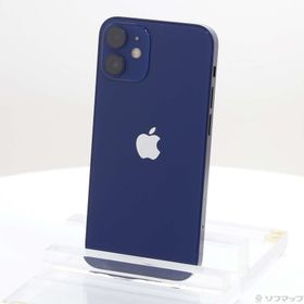 (中古)Apple iPhone12 mini 256GB ブルー MGDV3J/A SIMフリー(348-ud)