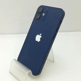 【中古】Apple au 【SIMロック解除済み】 iPhone 12 mini 128GB ブルー MGDP3J/A【大須】保証期間１ヶ月【ランクB】