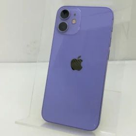 【中古】Apple 国内版 【SIMフリー】 iPhone 12 mini 64GB パープル MJQC3J/A【大須】保証期間１ヶ月【ランクB】