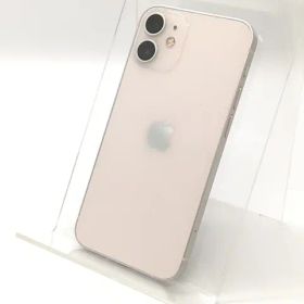 【中古】Apple docomo 【SIMロック解除済み】 iPhone 12 mini 128GB ホワイト MGDM3J/A【秋葉4号】保証期間１ヶ月【ランクB】