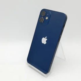 【中古】Apple SoftBank 【SIMロック解除済み】 iPhone 12 mini 64GB ブルー MGAP3J/A【鹿児島中町】保証期間１ヶ月【ランクC】