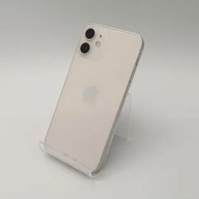 【中古】Apple SoftBank 【SIMロック解除済み】 iPhone 12 mini 128GB ホワイト MGDM3J/A【広島本通】保証期間１ヶ月【ランクA】
