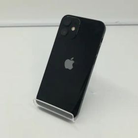 【中古】Apple SoftBank 【SIMロック解除済み】 iPhone 12 mini 64GB ブラック MGA03J/A【札幌】保証期間１ヶ月【ランクB】