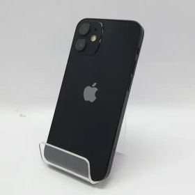 【中古】Apple docomo 【SIMロック解除済み】 iPhone 12 mini 64GB ブラック MGA03J/A【立川フロム中武】保証期間１ヶ月【ランクB】