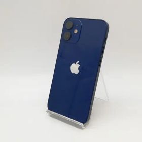 【中古】Apple 国内版 【SIMフリー】 iPhone 12 mini 128GB ブルー MGDP3J/A【鹿児島中町】保証期間１ヶ月【ランクC】