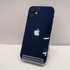 【中古】Apple SoftBank 【SIMロック解除済み】 iPhone 12 mini 128GB ブルー MGDP3J/A【仙台駅東口】保証期間１ヶ月【ランクC】
