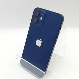 【中古】Apple docomo 【SIMロック解除済み】 iPhone 12 mini 256GB ブルー MGDV3J/A【博多】保証期間１ヶ月【ランクC】