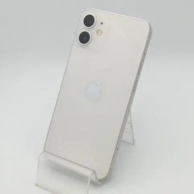 【中古】Apple UQmobile 【SIMロック解除済み】 iPhone 12 mini 64GB ホワイト MGA63J/A【新橋烏森通り】保証期間１ヶ月【ランクB】