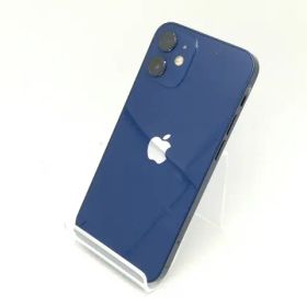 【中古】Apple ymobile 【SIMロック解除済み】 iPhone 12 mini 64GB ブルー MGAP3J/A【広島】保証期間１ヶ月【ランクC】