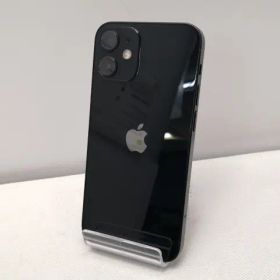 【中古】Apple au 【SIMロック解除済み】 iPhone 12 mini 64GB ブラック MGA03J/A【アリオ倉敷】保証期間１ヶ月【ランクA】