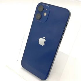 【中古】Apple SoftBank 【SIMロック解除済み】 iPhone 12 mini 128GB ブルー MGDP3J/A【秋葉4号】保証期間１ヶ月【ランクA】