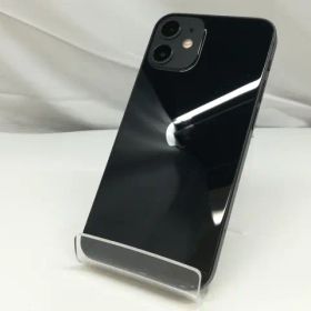 【中古】Apple au 【SIMロック解除済み】 iPhone 12 mini 128GB ブラック MGDJ3J/A【札幌】保証期間１ヶ月【ランクB】