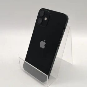 【中古】Apple SoftBank 【SIMロック解除済み】 iPhone 12 mini 64GB ブラック MGA03J/A【熊本】保証期間１ヶ月【ランクB】