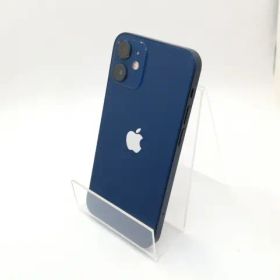 【中古】Apple au 【SIMロック解除済み】 iPhone 12 mini 128GB ブルー MGDP3J/A【三宮駅前】保証期間１週間【ランクC】