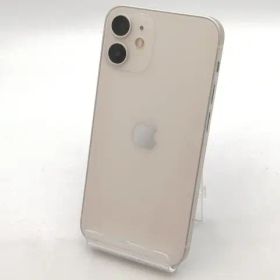 【中古】Apple au 【SIMロック解除済み】 iPhone 12 mini 64GB ホワイト MGA63J/A【大須2】保証期間１ヶ月【ランクB】