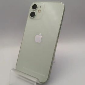 【中古】Apple SoftBank 【SIMロック解除済み】 iPhone 12 mini 64GB グリーン MGAV3J/A【秋葉本店】保証期間１ヶ月【ランクC】
