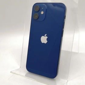 【中古】Apple SoftBank 【SIMロック解除済み】 iPhone 12 mini 64GB ブルー MGAP3J/A【大須2】保証期間１ヶ月【ランクC】