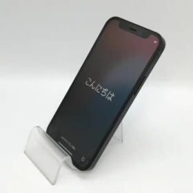 【中古】Apple au 【SIMロック解除済み】 iPhone 12 mini 64GB ブラック MGA03J/A【京都】保証期間１ヶ月【ランクC】