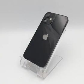【中古】Apple 国内版 【SIMフリー】 iPhone 12 mini 64GB ブラック MGA03J/A【ECセンター】保証期間１ヶ月【ランクB】